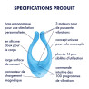 Satisfyer Stimulateur Partner MULTIFUN - Bleu